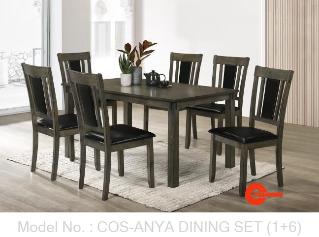 COS-ANYA DINING SET (1+6)